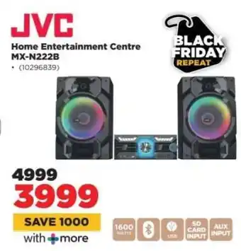 HiFi Corp JVC Home Entertainment Centre MX-N222B offer