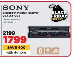 HiFi Corp Sony Bluetooth Media Receiver DSX-A410BT offer