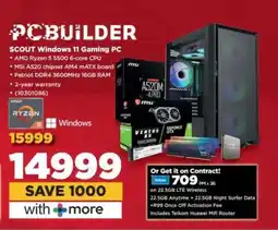 HiFi Corp SCOUT Windows 11 Gaming PC offer