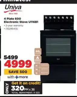 HiFi Corp 4 Plate 600 Electronic Stove U116B1 offer