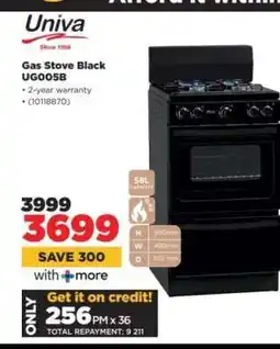 HiFi Corp Gas Stove Black UGO05B offer