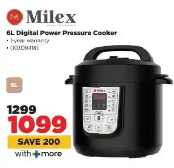 HiFi Corp Milex 6L Digital Power Pressure Cooker offer