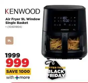 HiFi Corp KENWOOD Air Fryer 9L Window Single Basket offer
