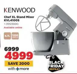 HiFi Corp Kenwood Chef XL Stand Mixer KVL4100S offer