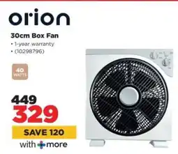 HiFi Corp orion 30cm Box Fan offer