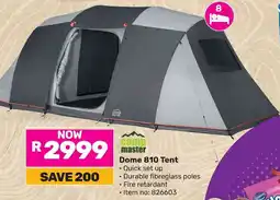 Game Camp Master Dome 810 Tent offer
