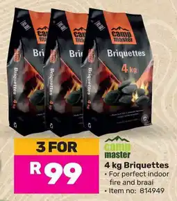 Game Camp Master Briquettes offer