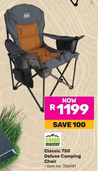 Game Camp Master Classic 750 Deluxe Camping Chair offer