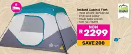 Game Camp Master Instant Cabin 6 Tent offer