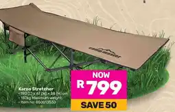 Game Camp Master Karoo Stretcher offer