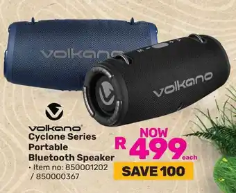 Game Volkano Cyclone Series Portable Bluetooth Speaker offer