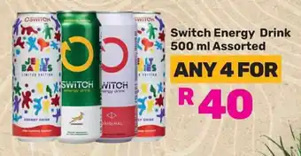 Game Switch Energy Drink Assorted offer