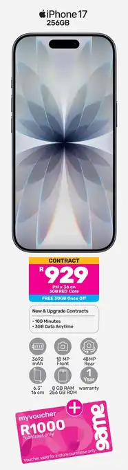 Game iPhone 17 256GB offer