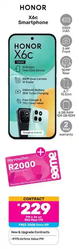 Game Honor Х6с Smartphone offer