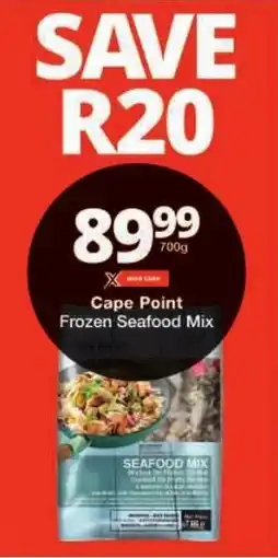 Checkers Cape Point Frozen Seafood Mix offer