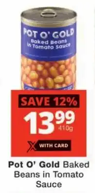 Checkers Pot O' Gold Baked Beans in Tomato Sauce offer