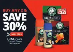 Checkers Robertsons Product Range All Variants offer
