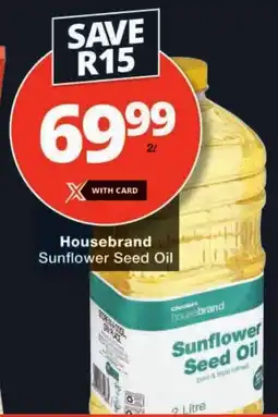 Checkers Housebrand Sunflower Seed Oil offer