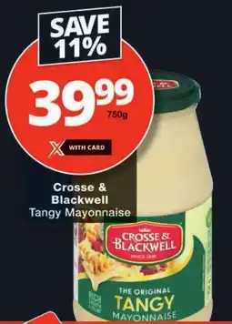 Checkers Crosse & Blackwell Tangy Mayonnaise offer