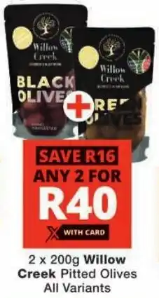Checkers Willow Creek Pitted Olives All Variants offer
