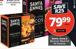 Checkers Santa Anna's Mexican Meal Kit All Variants offer