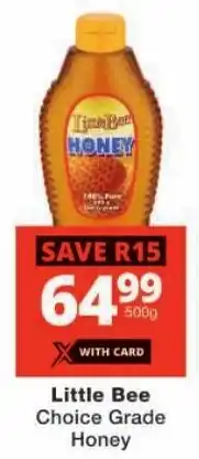 Checkers Little Bee Choice Grade Honey offer