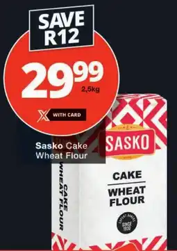 Checkers Sasko Cake Wheat Flour offer