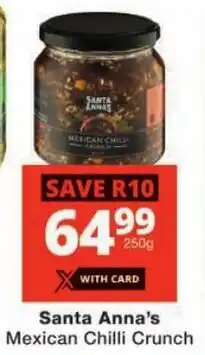 Checkers Santa Anna's Mexican Chilli Crunch offer