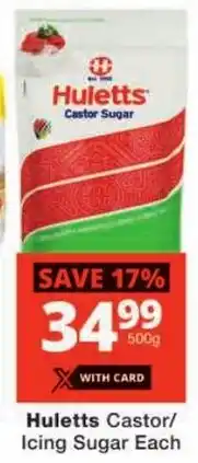 Checkers Huletts Castor/ Icing Sugar offer