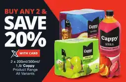 Checkers Cappy Product Range All Variants offer