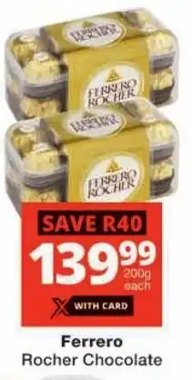 Checkers Ferrero Rocher Chocolate offer