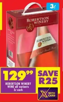 Shoprite Liquor Robertson winery wine offer