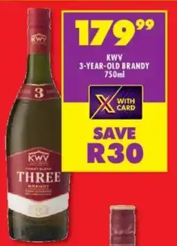 Shoprite Liquor Kwv 3-year-old brandy offer