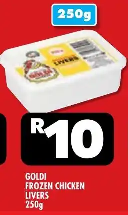 Usave Goldi frozen chicken livers offer