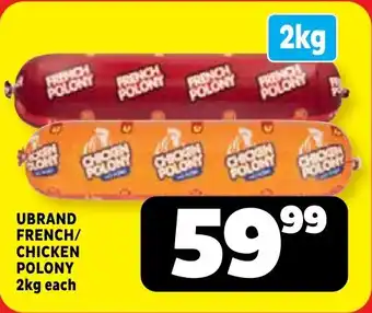 Usave Ubrand french/ chicken polony offer