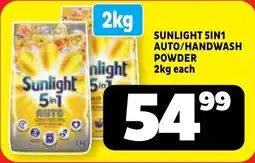 Usave Sunlight 5in1 auto/ handwash powder offer