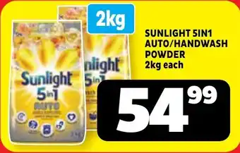 Usave Sunlight 5in1 auto/ handwash powder offer