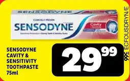 Usave Sensodyne cavity & sensitivity toothpaste offer