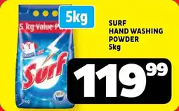 Usave Surf hand washing powder offer