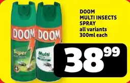 Usave Doom multi insects spray offer