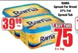 Boxer Rama Spread For Bread 37% Fat Spread Tub offer