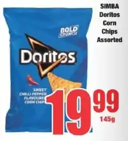 Boxer Simba Doritos Corn Chips Assorted offer