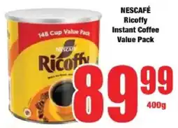 Boxer Nescafé Ricoffy Instant Coffee Value Pack offer