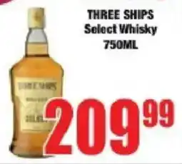 Boxer Three Ships Select Whisky offer