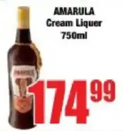 Boxer Amarula Cream Liquer offer