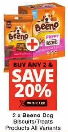 Checkers Beeno Dog Biscuits/ Treats Products All Variants offer