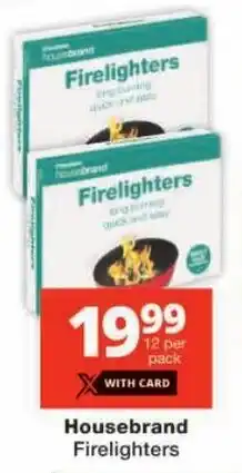 Checkers Housebrand Firelighters offer
