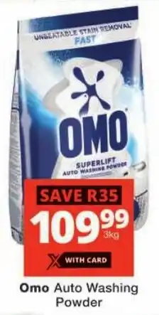 Checkers Omo Auto Washing Powder offer