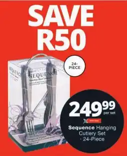 Checkers Sequence Hanging Cutlery Set offer
