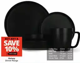 Checkers Galaxy Dinner Range offer